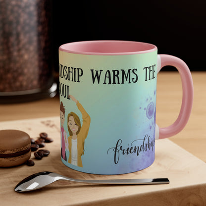 Friendship Accent Coffee Mug, 11oz