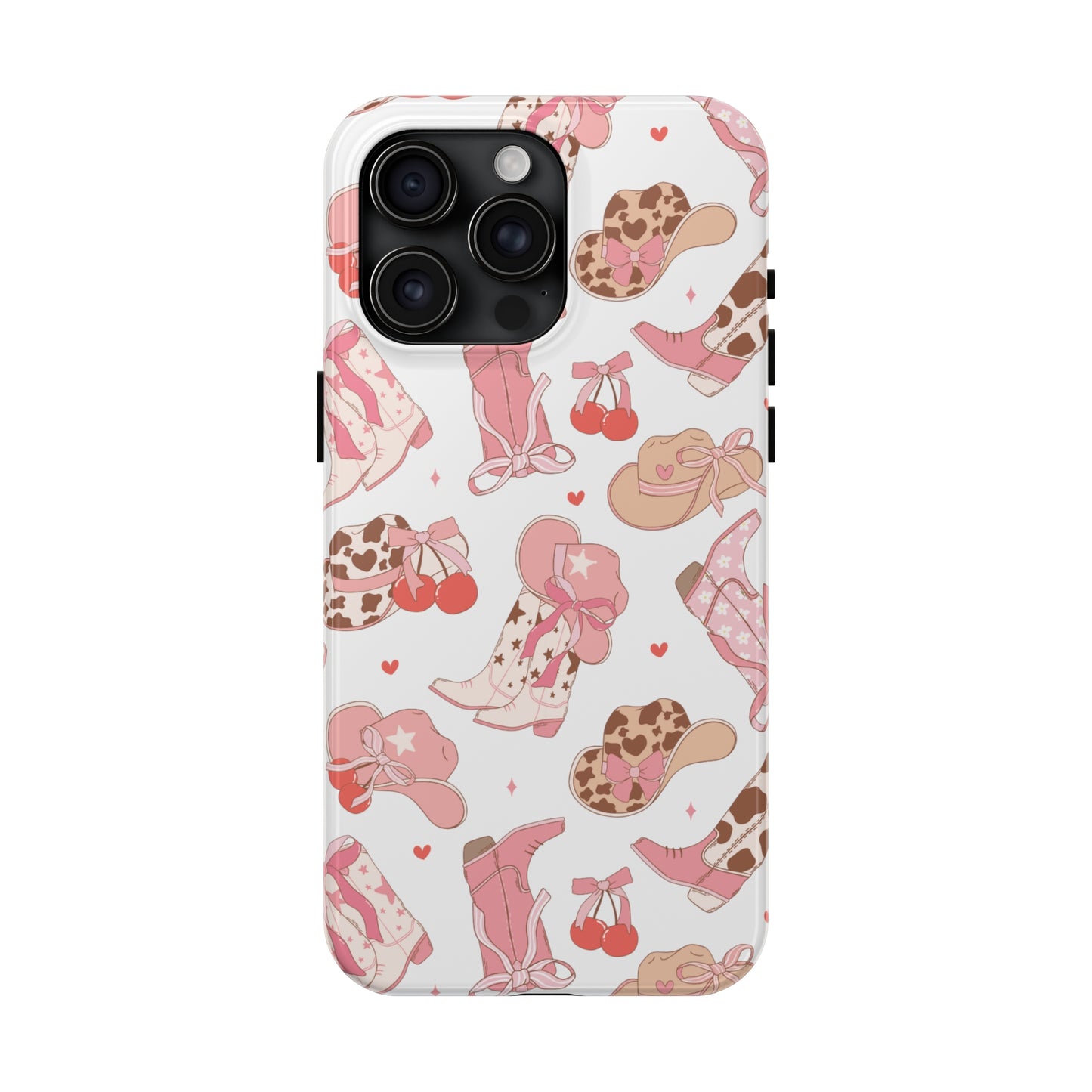 Pink Boots and Cowboy Hats Tough Phone Cases