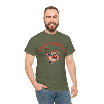 Merry Christmas Smiling Deer Shirt