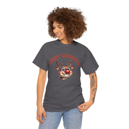 Merry Christmas Smiling Deer Shirt