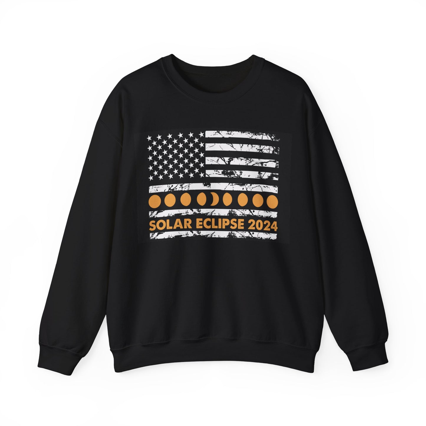 Solar Eclipse 2024 Unisex Heavy Blend™ Crewneck Sweatshirt