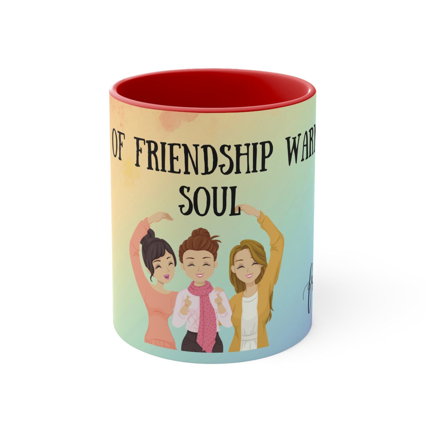 Friendship Accent Coffee Mug, 11oz