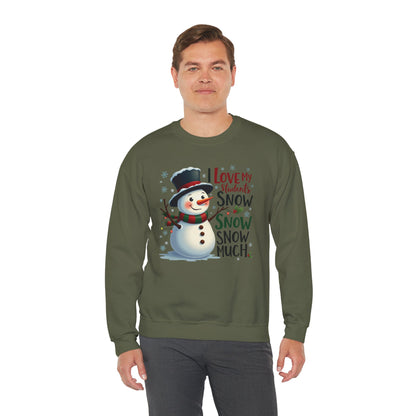 Cozy Snowman Unisex Heavy Blend™ Crewneck Sweatshirt