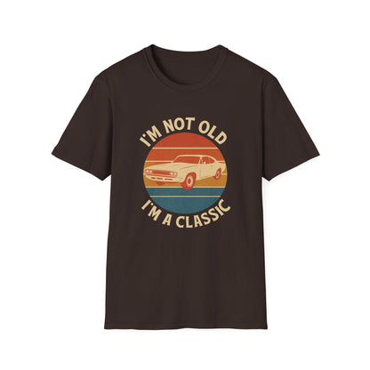 Vintage Car Classic Unisex T-Shirt - "I'm Not Old, I'm A Classic"