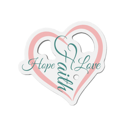Faith Hope Love Magnet
