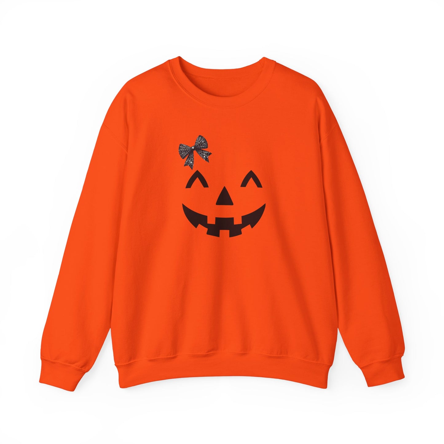 Halloween Jack O Lantern Crewneck Sweatshirt for Ladies