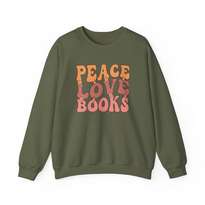 Peace Love Books Collection – Sweatshirts