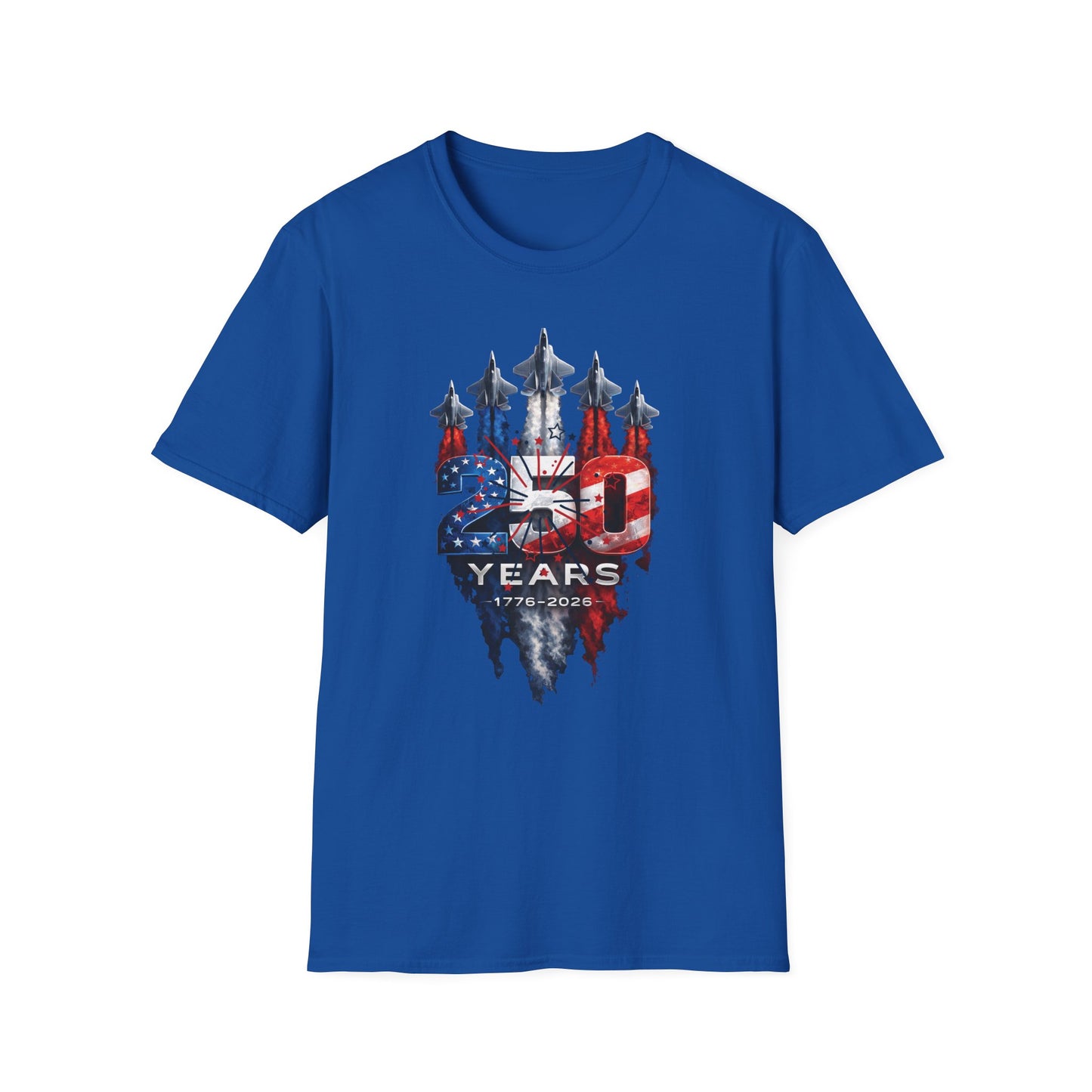250 Years Patriotic T-Shirt – Distressed American Flag Graphic Tee for Men &amp; Women | Soft Ring-Spun Cotton Americana Shirt