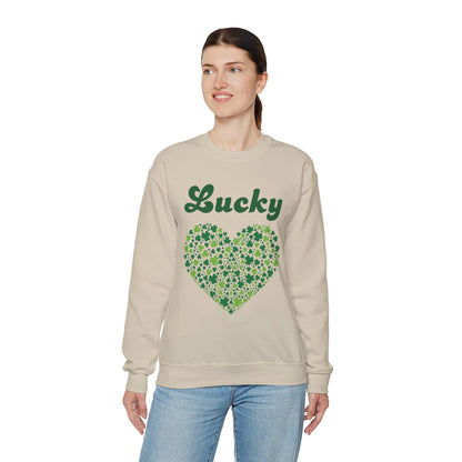 Lucky Heart Unisex Heavy Blend™ Crewneck Sweatshirt