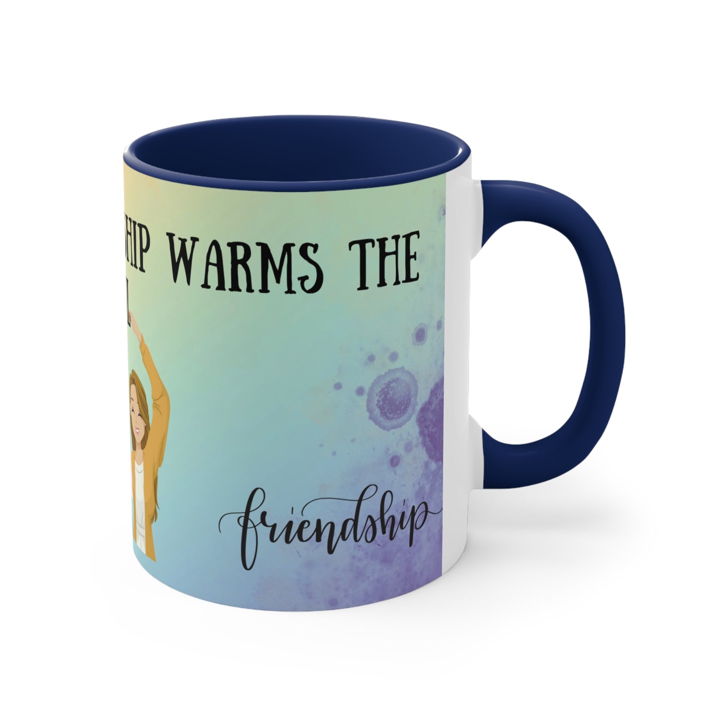 Friendship Accent Coffee Mug, 11oz