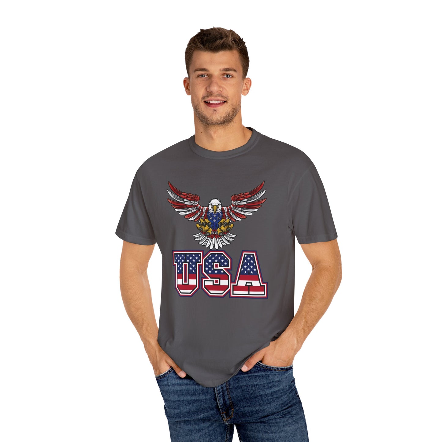 Eagle Unisex Garment-Dyed T-shirt