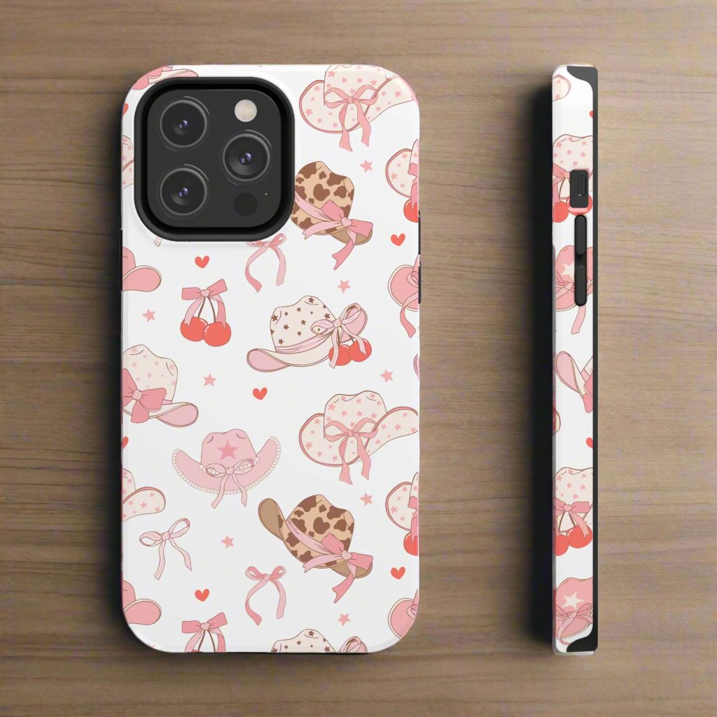 Cowboy Hats and Cherries Tough Phone Cases