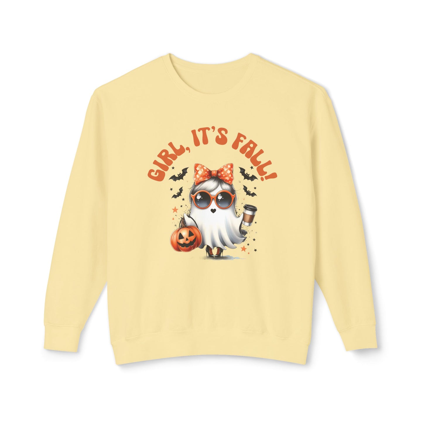 Girl, It's Fall Lightweight Crewneck Sweatshirt