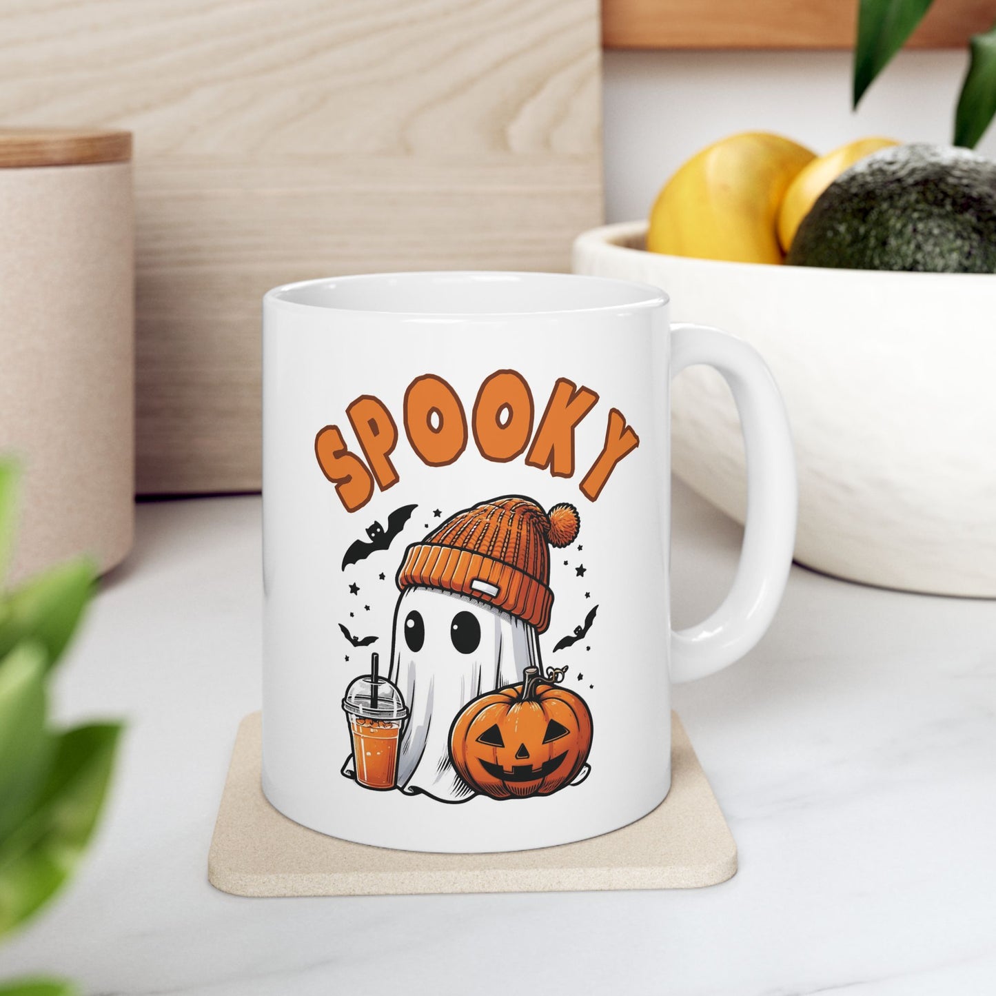 Spooky Ceramic Mug, (11oz, 15oz)