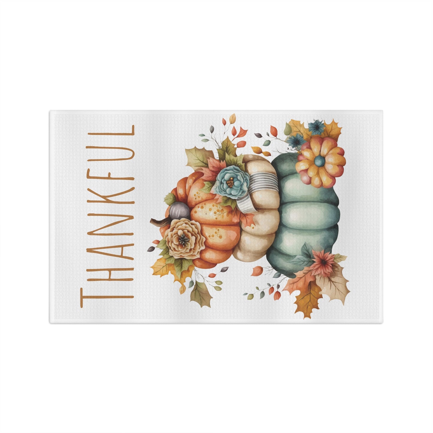 Tea Towel - Thankful Pumpkins Fall Decor