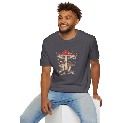 Enchanted Mushroom Forest Unisex Soft-Style T-Shirt – Ethically Made & Ultra Soft