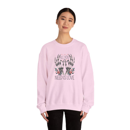 Love Skeleton Hands Sweatshirt