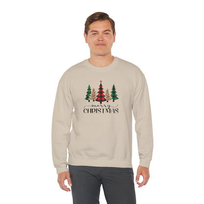 Christmas Flannel Trees Sweatshirt