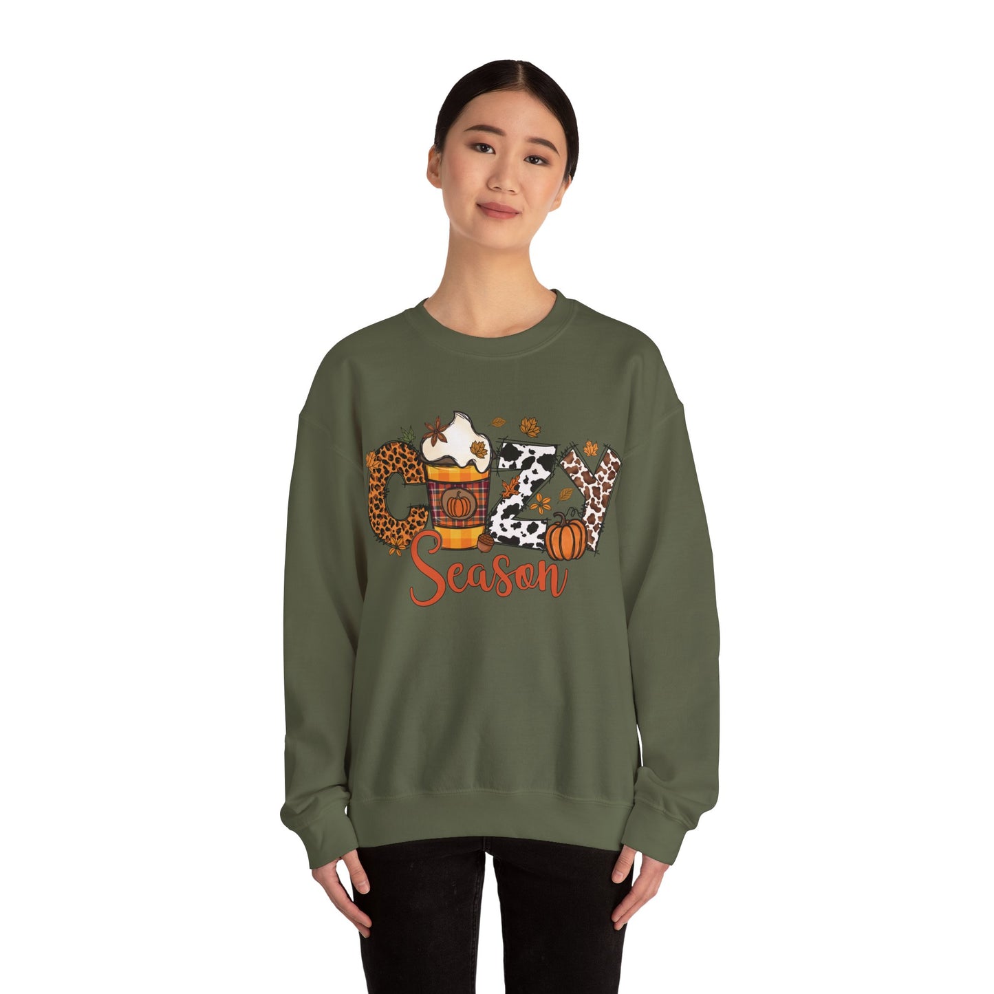 Cozy Seasons Heavy Blend Crewneck Sweatshirt