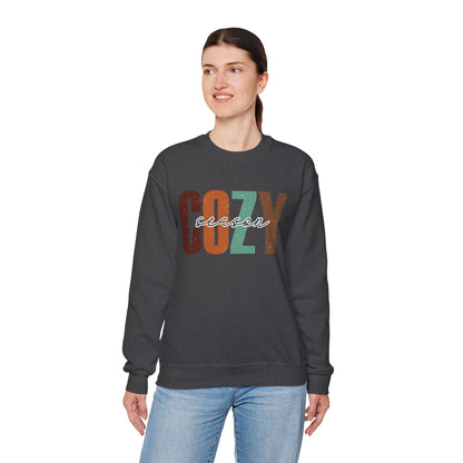 Retro Cozy Seasons Heavy Blend Crewneck Sweatshirt