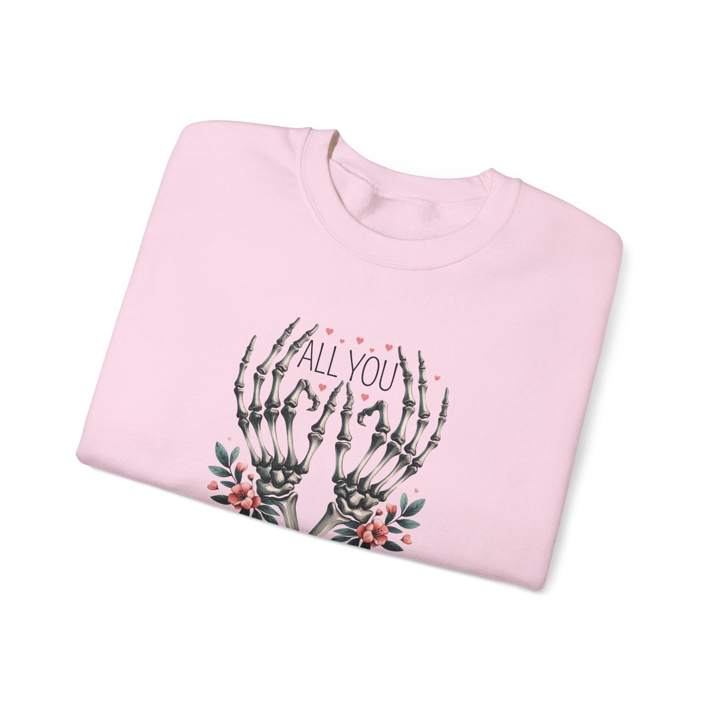 Love Skeleton Hands Sweatshirt