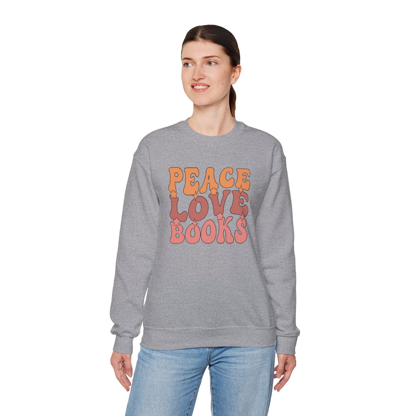 Peace Love Books Collection – Sweatshirts