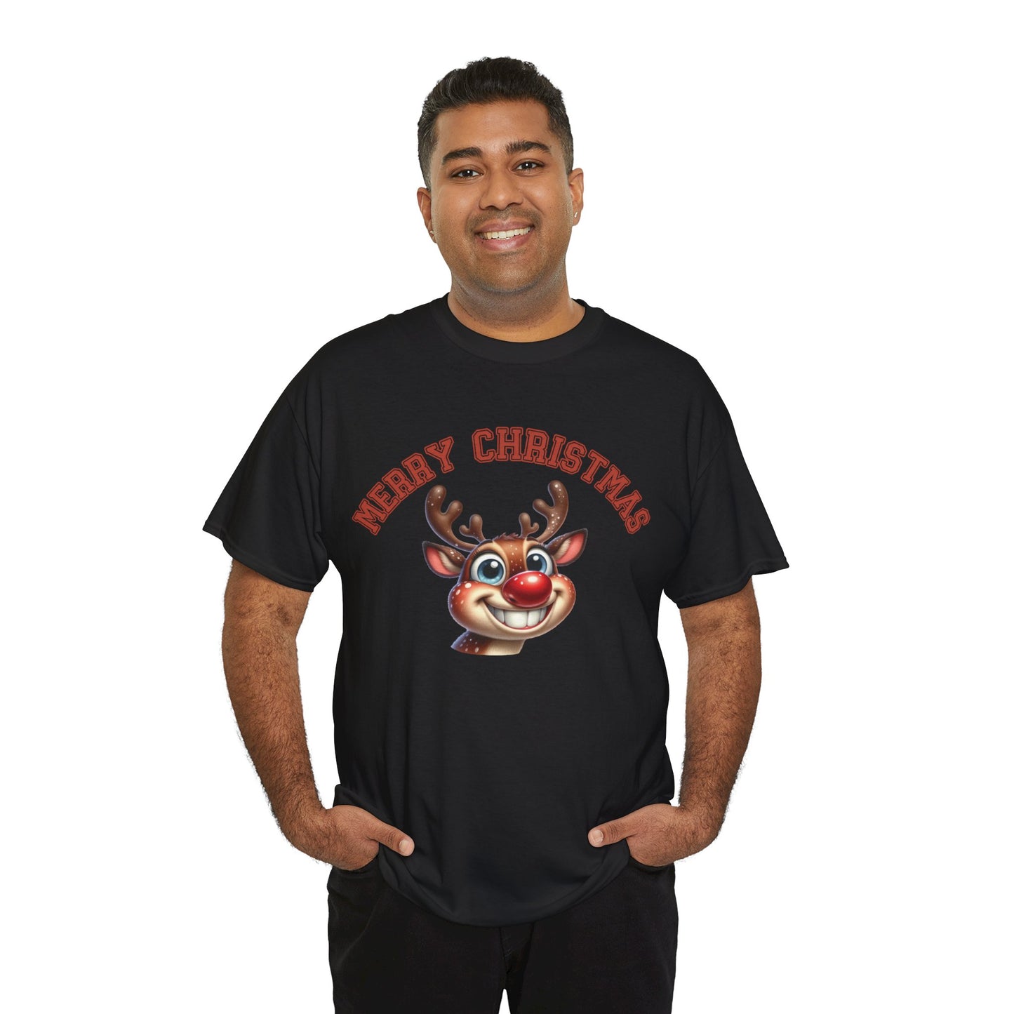 Merry Christmas Smiling Deer Shirt