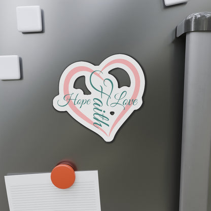 Faith Hope Love Magnet