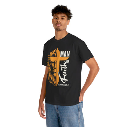 Man of Faith Unisex Heavy Cotton Tee