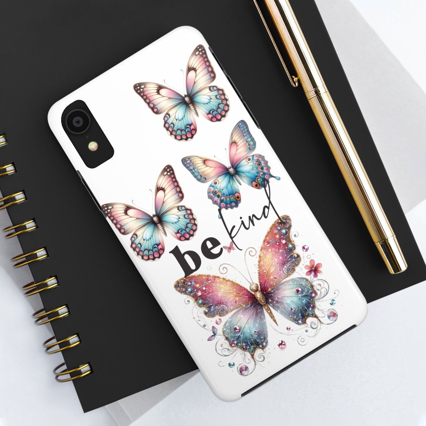 Butterfly Be Kind Tough Phone Cases