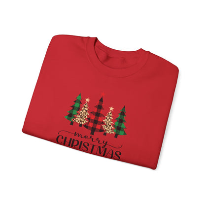 Christmas Flannel Trees Sweatshirt