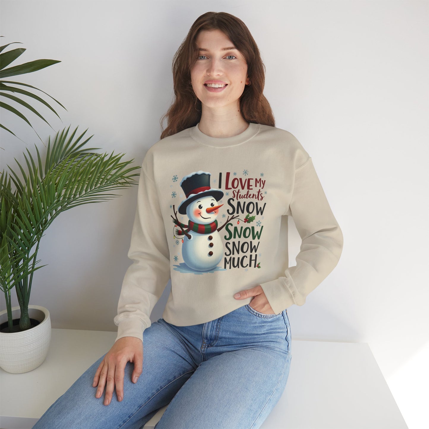 Cozy Snowman Unisex Heavy Blend™ Crewneck Sweatshirt