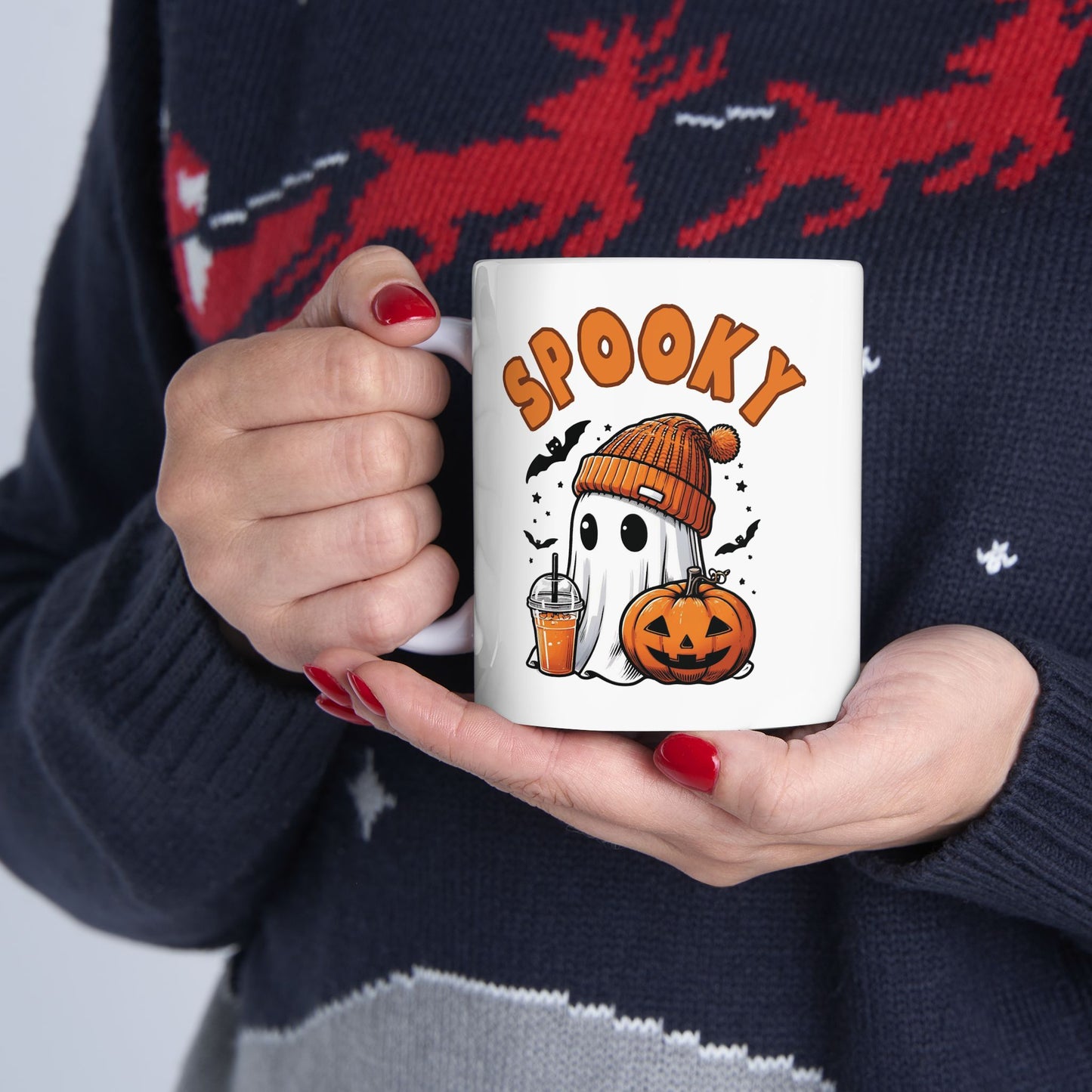 Spooky Ceramic Mug, (11oz, 15oz)