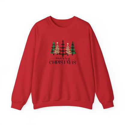 Christmas Flannel Trees Sweatshirt