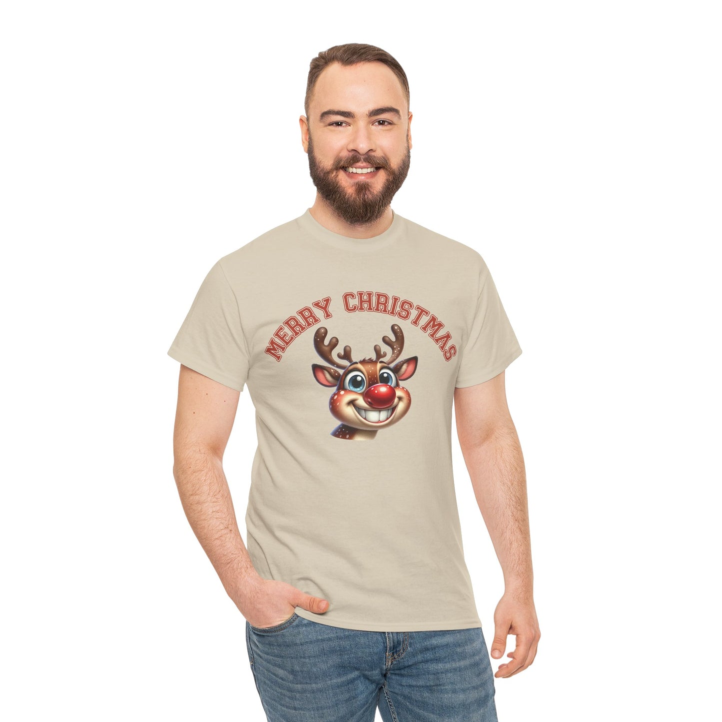 Merry Christmas Smiling Deer Shirt