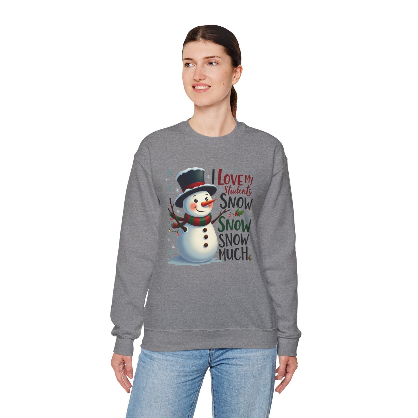 Cozy Snowman Unisex Heavy Blend™ Crewneck Sweatshirt