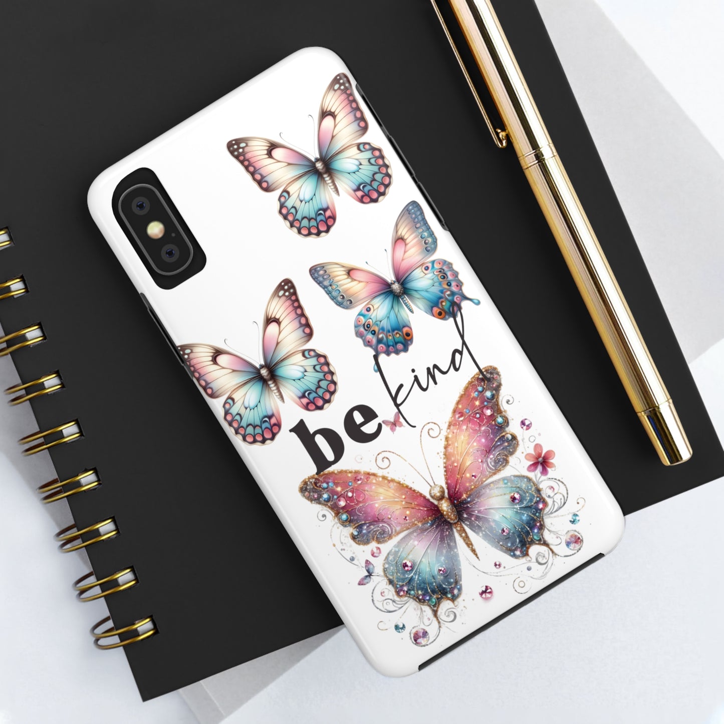 Butterfly Be Kind Tough Phone Cases