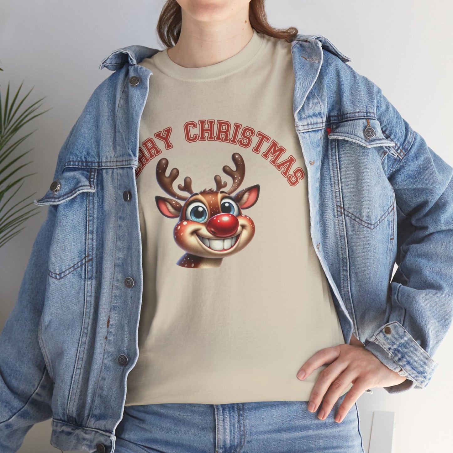 Merry Christmas Smiling Deer Shirt