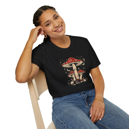 Enchanted Mushroom Forest Unisex Soft-Style T-Shirt – Ethically Made & Ultra Soft