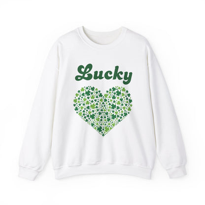 Lucky Heart Unisex Heavy Blend™ Crewneck Sweatshirt