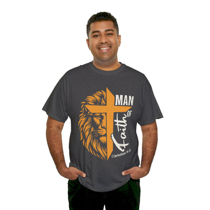 Man of Faith Unisex Heavy Cotton Tee