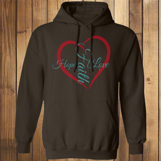 HopeFaithLove Unisex Hoodie