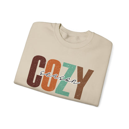 Retro Cozy Seasons Heavy Blend Crewneck Sweatshirt