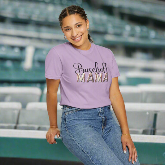 Baseball Mama Shirt – Garment-Dyed Unisex T-Shirt for Proud Baseball Moms | Sizes S–4XL