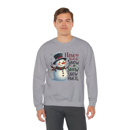 Cozy Snowman Unisex Heavy Blend™ Crewneck Sweatshirt