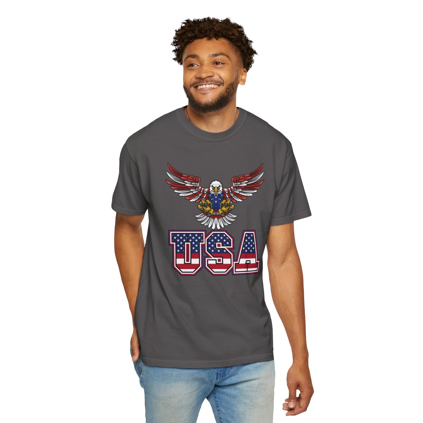 Eagle Unisex Garment-Dyed T-shirt