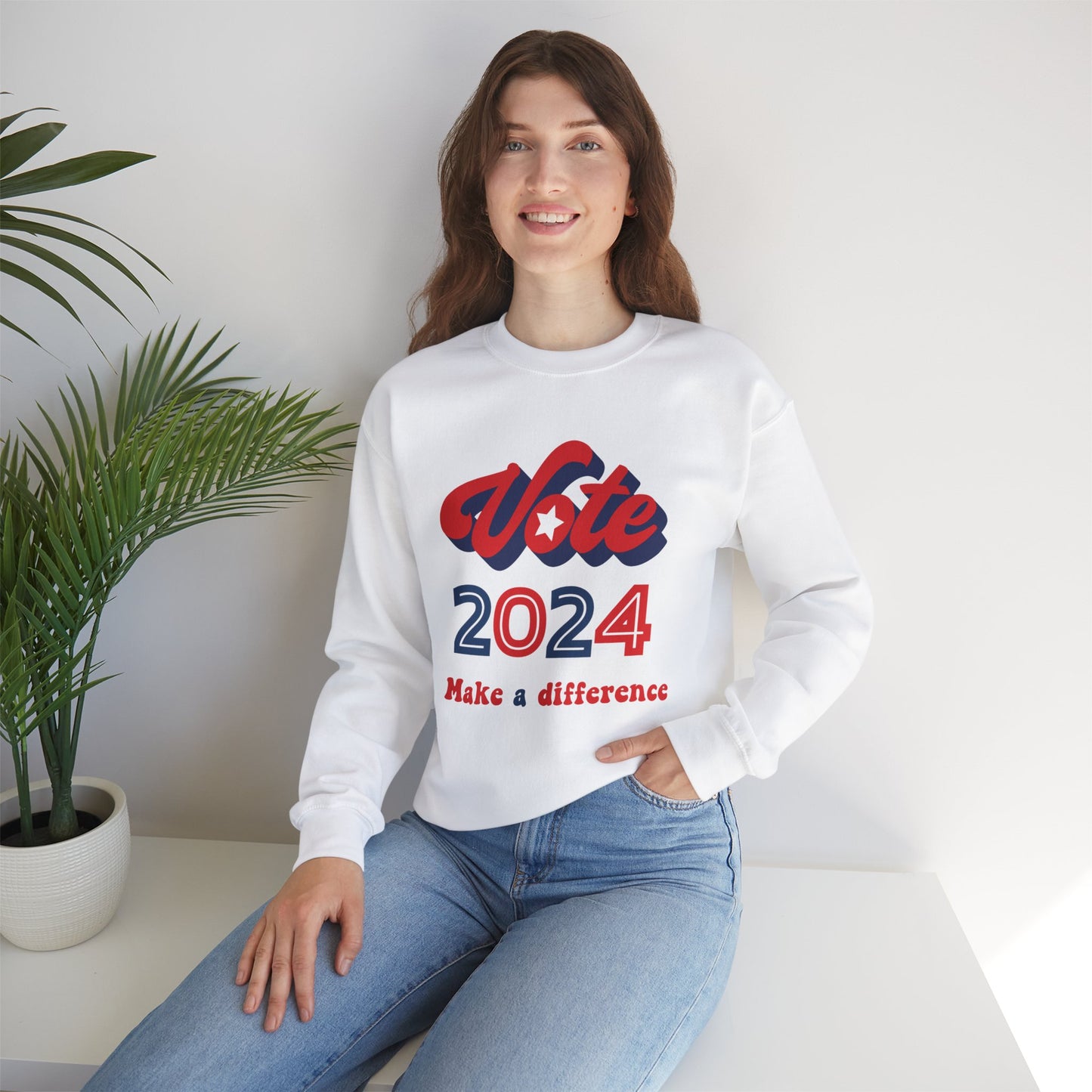 Vote 2024 Unisex Heavy Blend™ Crewneck Sweatshirt