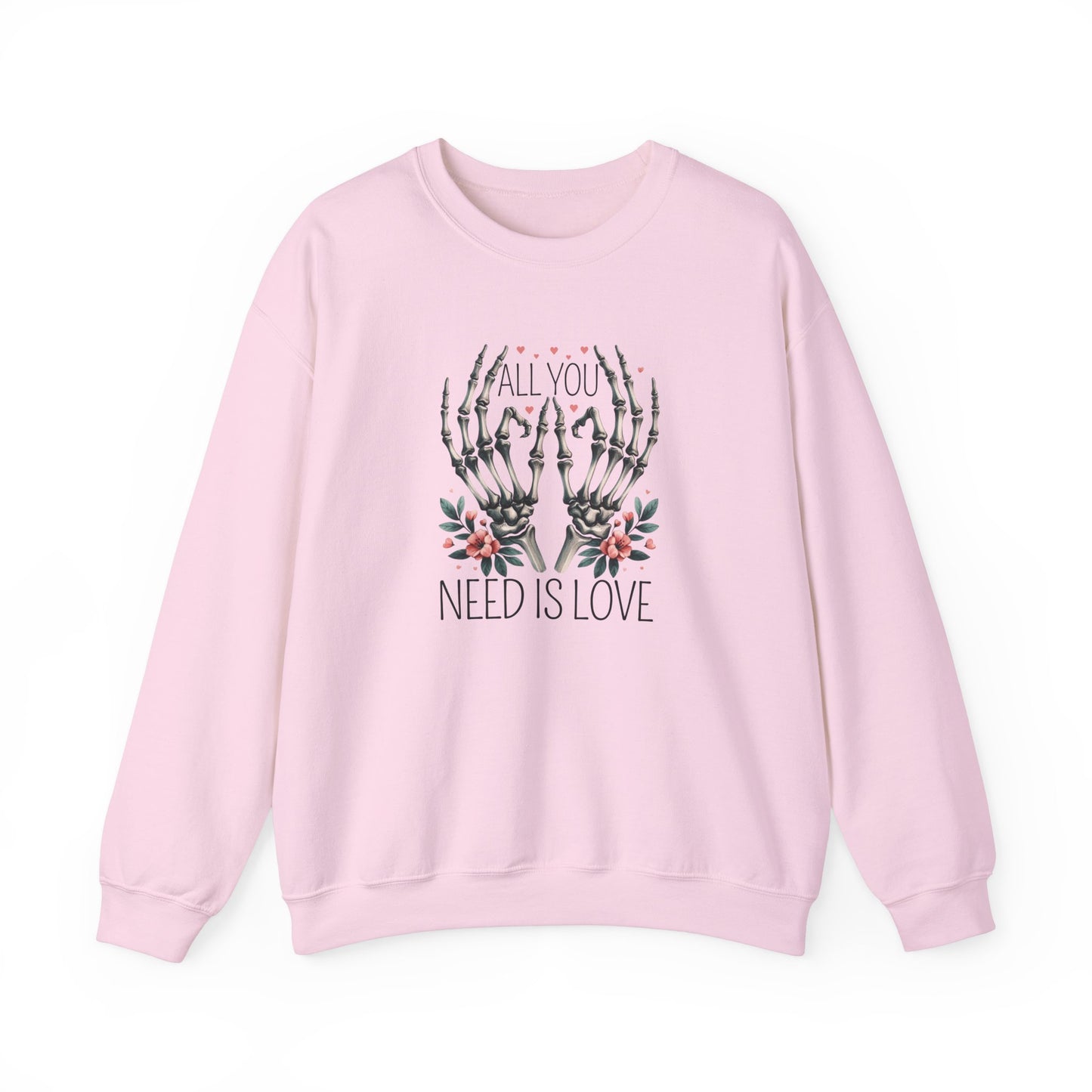 Love Skeleton Hands Sweatshirt