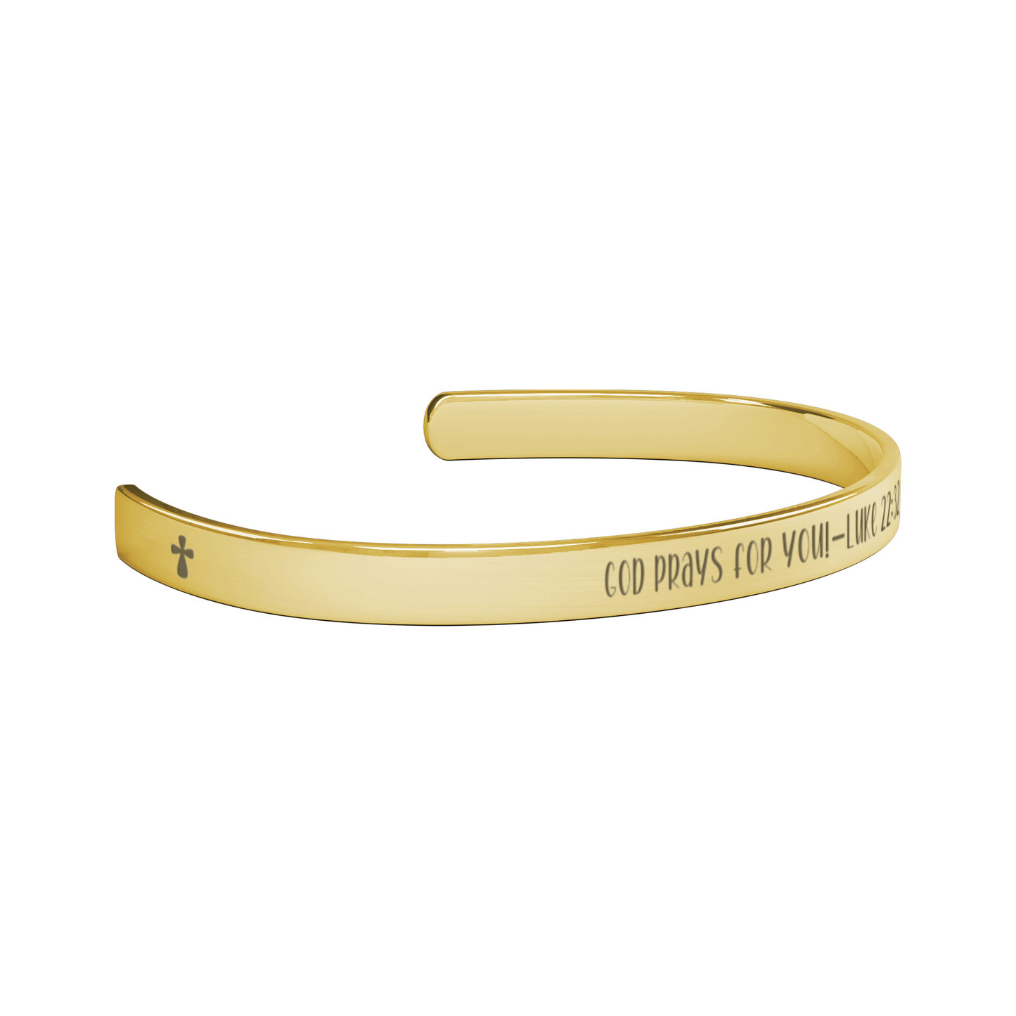 God Prays for You Cuff Bracelet