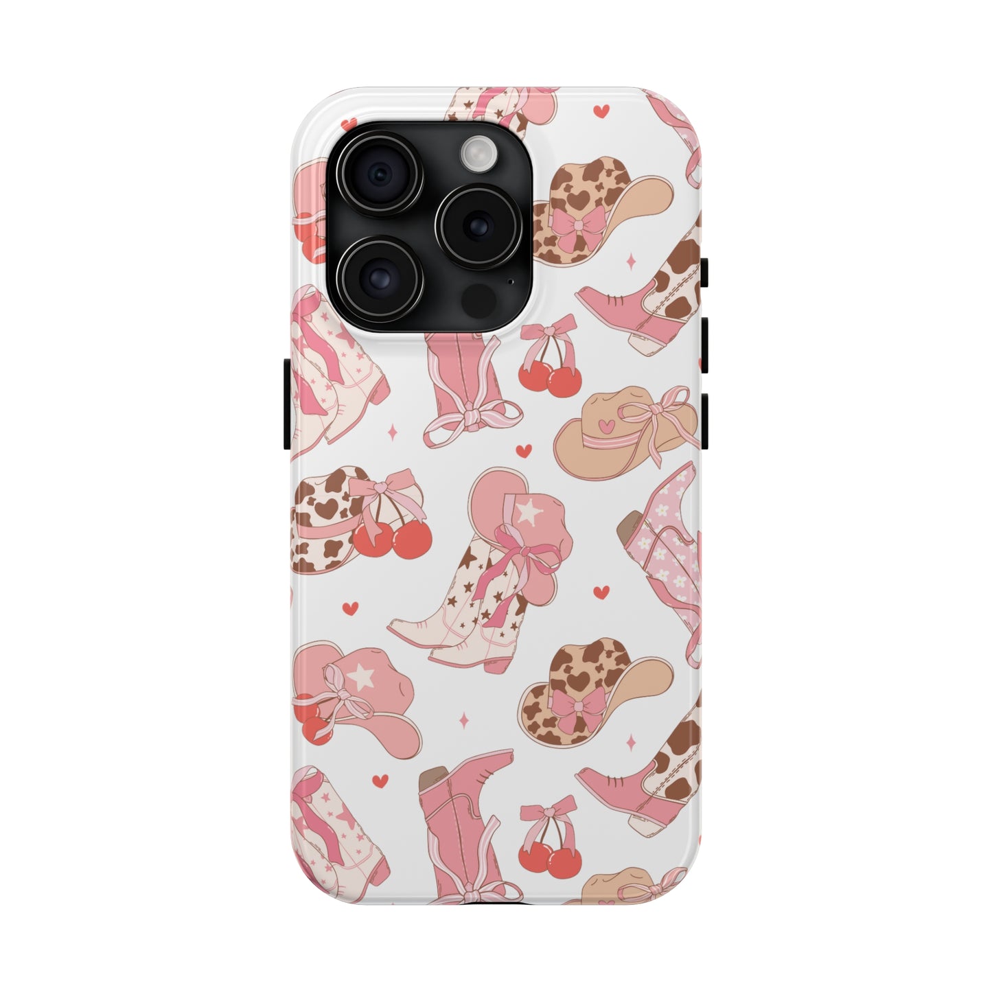 Pink Boots and Cowboy Hats Tough Phone Cases